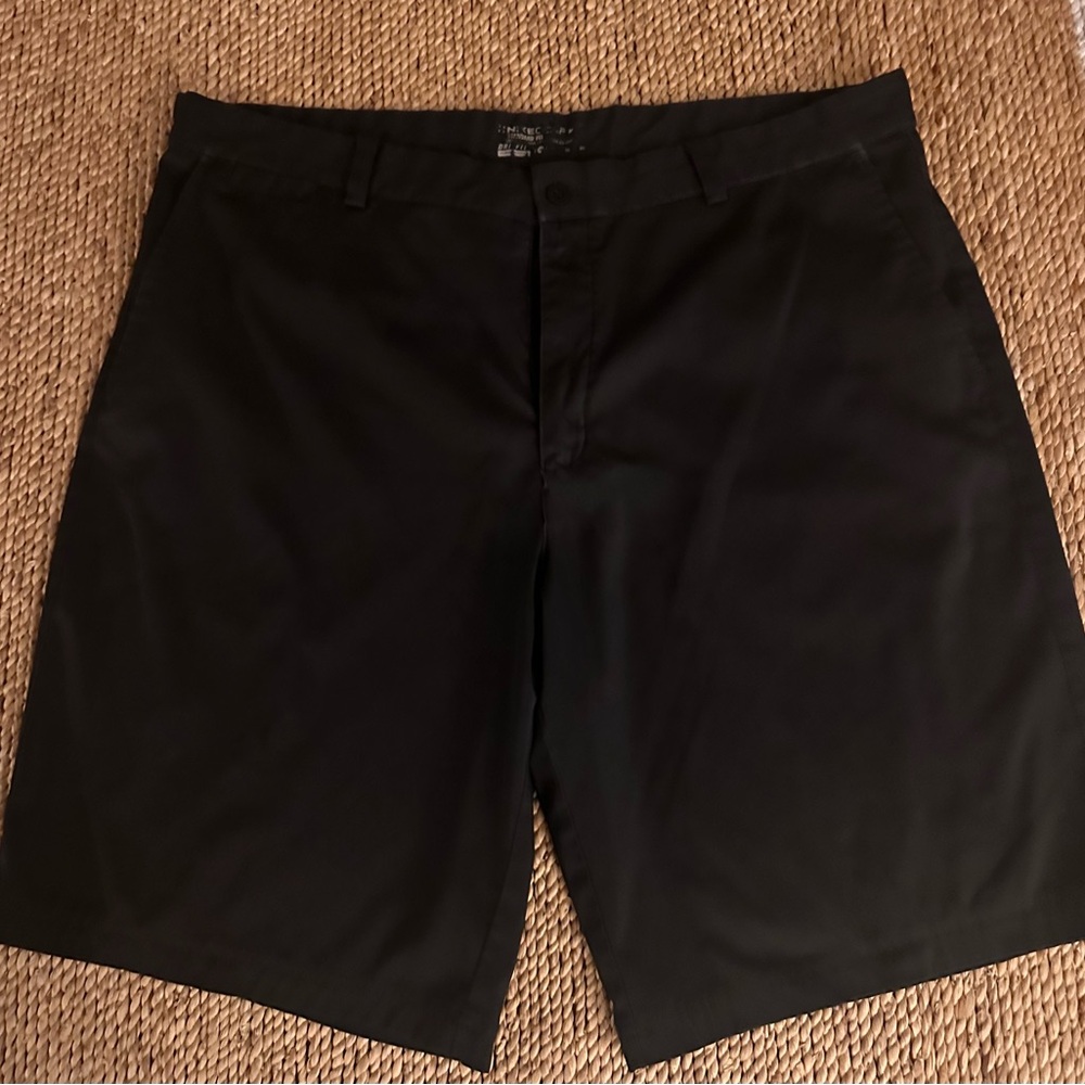Nike Men's Black Flat Front Shorts
